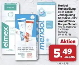 Famila Nord West Meridol Mundspülung oder Elmex Zahnspülung Sensitive oder Aronal/Elmex Doppel Schutz Angebot