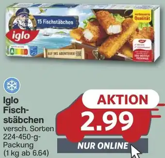 Famila Nord West Iglo Fischstäbchen Angebot