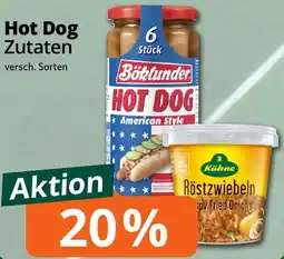 Famila Nord West Hot Dog Zutaten Angebot