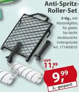 Sonderpreis Baumarkt Anti-Spritz Roller-Set Angebot