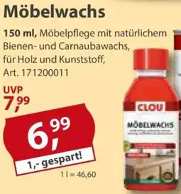 Sonderpreis Baumarkt CLOU Möbelwachs Angebot