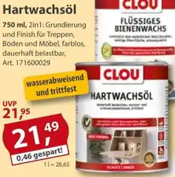 Sonderpreis Baumarkt CLOU Hartwachsöl Angebot