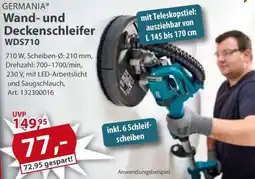 Sonderpreis Baumarkt GERMANIA Wand- und Deckenschleifer WDS710 Angebot