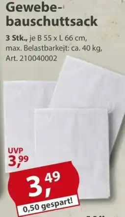 Sonderpreis Baumarkt Gewebebauschuttsack Angebot