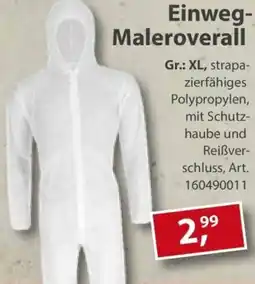 Sonderpreis Baumarkt Einweg Maleroverall Angebot