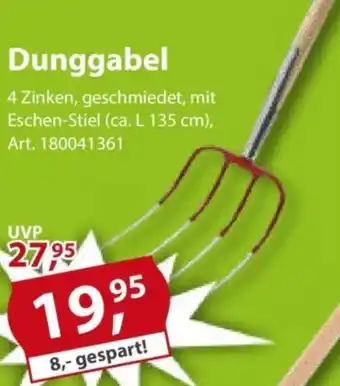 Sonderpreis Baumarkt Dunggabel Angebot