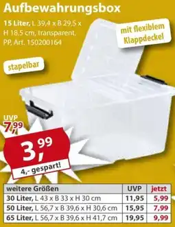 Sonderpreis Baumarkt Aufbewahrungsbox Angebot