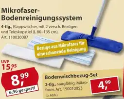 Sonderpreis Baumarkt Mikrofaser Bodenreinigungssystem Angebot