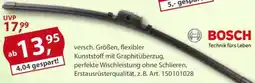 Sonderpreis Baumarkt BOSCH Flachbalkenwischer für Frontscheiben Angebot