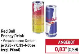 METRO Red Bull Energy Drink Angebot