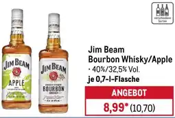 METRO Jim Beam Bourbon Whisky/Apple Angebot