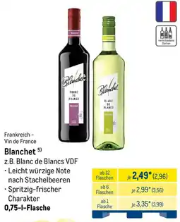 METRO Blanchet Angebot