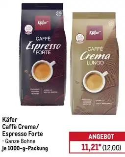 METRO Käfer Caffè Crema/ Espresso Forte Angebot