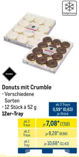 METRO RIOBA Donuts mit Crumble Angebot