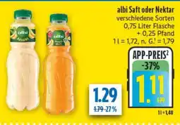 diska albi Saft oder Nektar Angebot