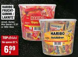 Handelshof HARIBO FRUCHT- GUMMI/ LAKRITZ Angebot