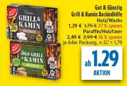 diska Gut & Günstig Grill & Kamin Anzündhilfe Holz/Wachs Angebot