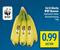 diska Gut & Günstig WWF Bananen Angebot