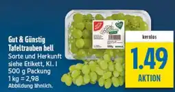 diska Gut & Günstig Tafeltrauben hell Angebot