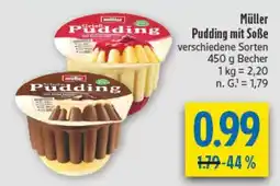 diska Müller Pudding mit Soẞe Angebot