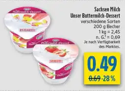 diska Sachsen Milch Unser Buttermilch-Dessert Angebot