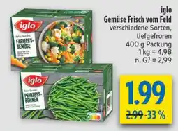 diska iglo Gemüse Frisch vom Feld Angebot