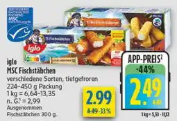 diska iglo MSC Fischstäbchen Angebot