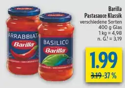 diska Barilla Pastasauce Klassik Angebot