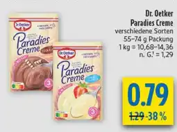 diska Dr. Oetker Paradies Creme Angebot