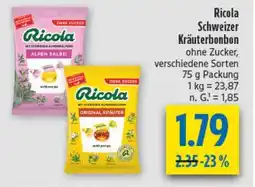 diska Ricola Schweizer Kräuterbonbon Angebot