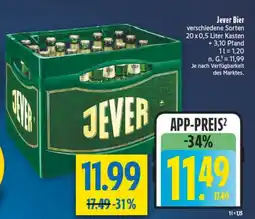 diska Jever Bier Angebot