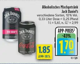 diska Alkoholisches Mischgetränk Jack Daniel's Angebot