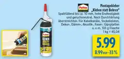 diska Pattex Montagekleber "Kleben statt Bohren" Angebot