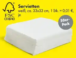 TEDi Servietten Angebot