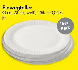 TEDi Einwegteller Angebot