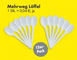 TEDi Mehrweg Löffel 12er- Pack Angebot