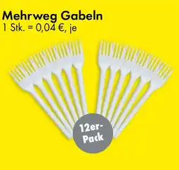 TEDi Mehrweg Gabeln 12er- Pack Angebot