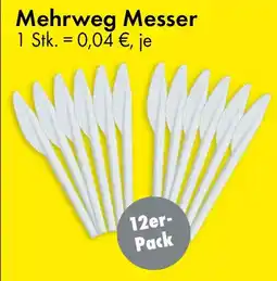 TEDi Mehrweg Messer 12er- Pack Angebot