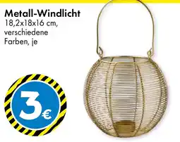 TEDi Metall-Windlicht Angebot