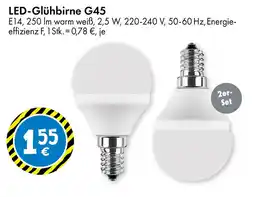 TEDi LED-Glühbirne G45 2er- Set Angebot
