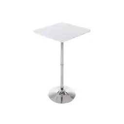 Netto Marken-Discount CLP Stehtisch Quadratisch I Eckige Tischplatte 60 X 60 CM Stabiles Metallgestell Angebot