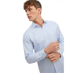 Netto Marken-Discount Jack & Jones Hemd PARKER Slimfit Langarmhemd mit Kent-Kragen Angebot