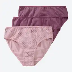 NKD Damen-Rioslip aus Baumwolle, 3er-Pack Angebot