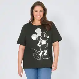 NKD Damen-T-Shirt mit Mickey-Mouse-Motiv, große Größen Angebot