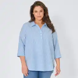 NKD Damen-Bluse mit 3/4 Arm, große Größen Angebot