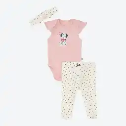 NKD Baby-Newborn-Mädchen-Set mit Hundemotiv, 3-teilig Angebot