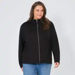 NKD Damen-Sweatjacke mit Stehkragen, große Größen Angebot