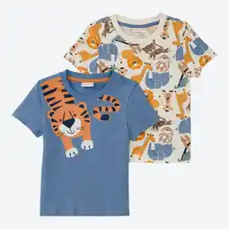 NKD Baby-Jungen-T-Shirt mit Tier-Motiven, 2er-Pack Angebot