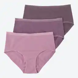 NKD Damen-Taillenslip mit Glanzkante, 3er-Pack Angebot