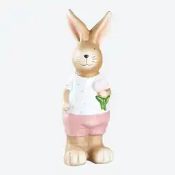 NKD Deko-Hase aus Magnesia, ca. 16x16,5x46 cm Angebot